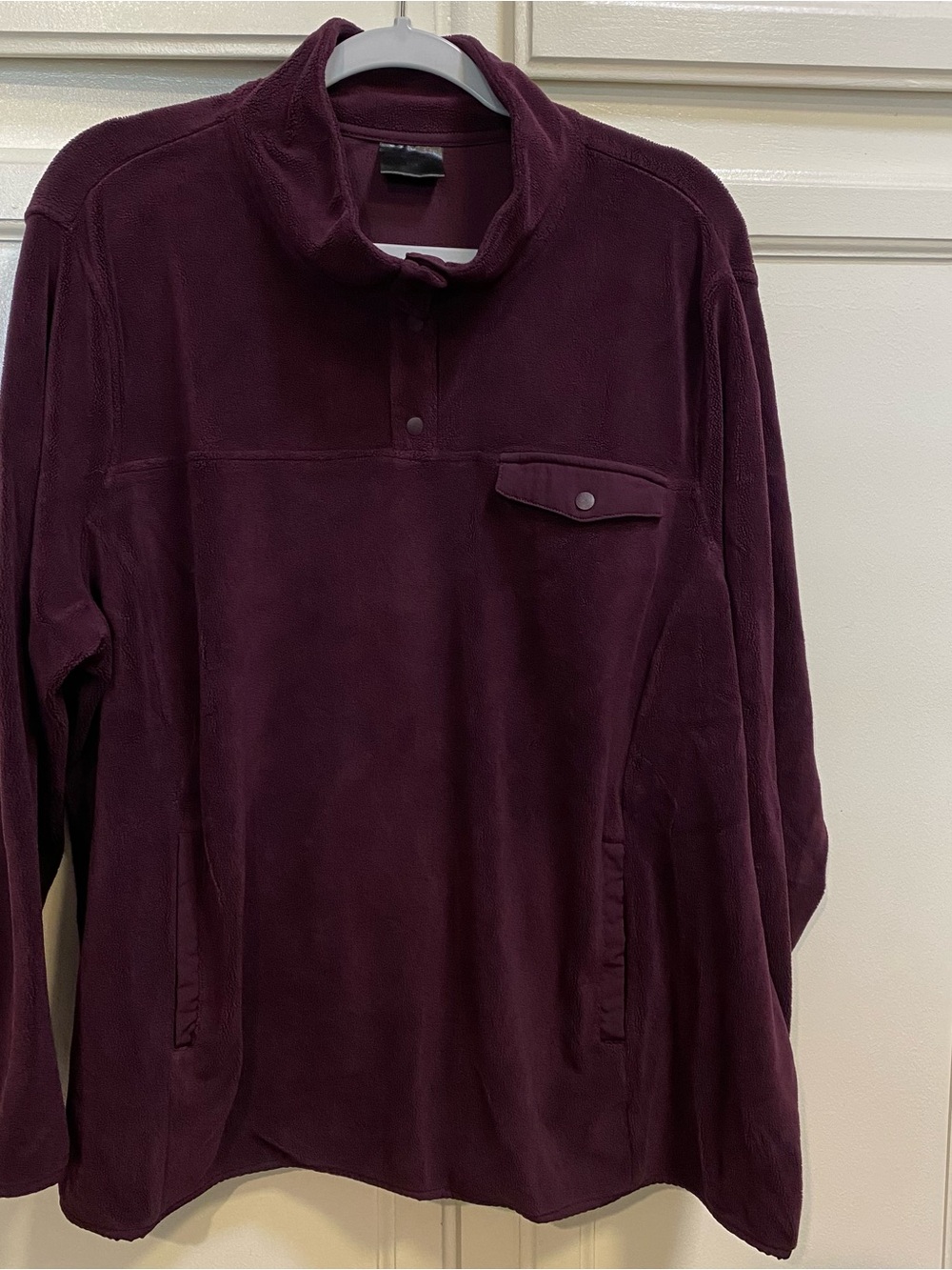 32 Degrees Men's Plum Half-Snap Performance Pullover
